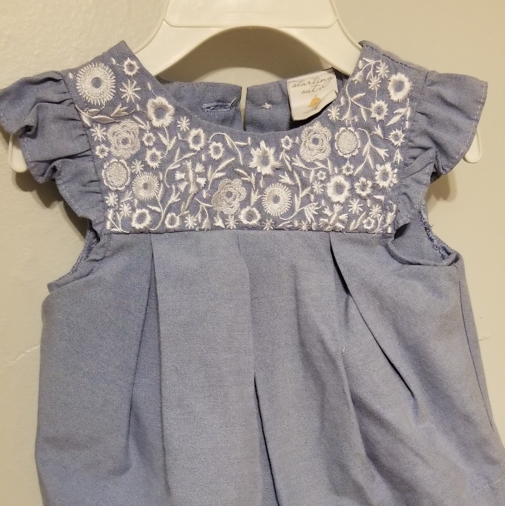 🌲3mos Soft Denim Outfit